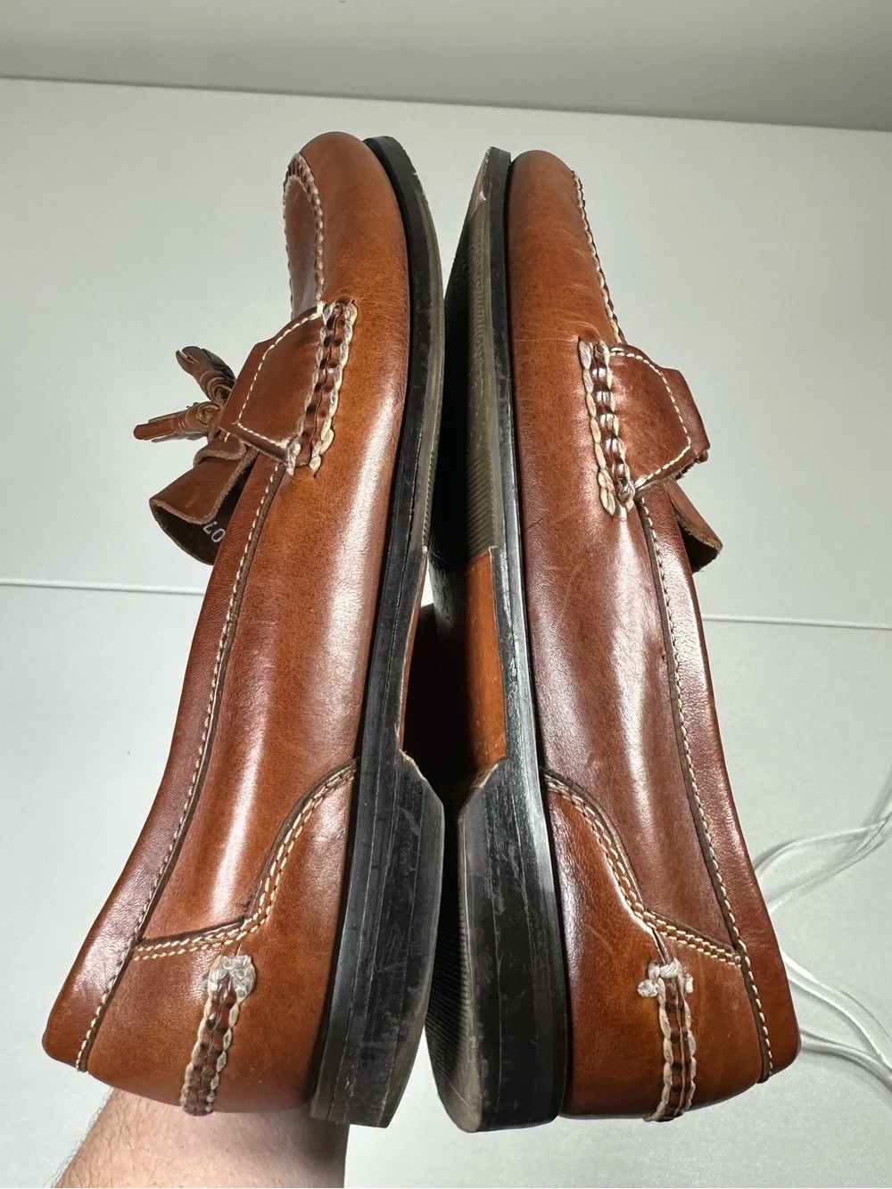 Johnston & Murphy Leather Tassel Loafers